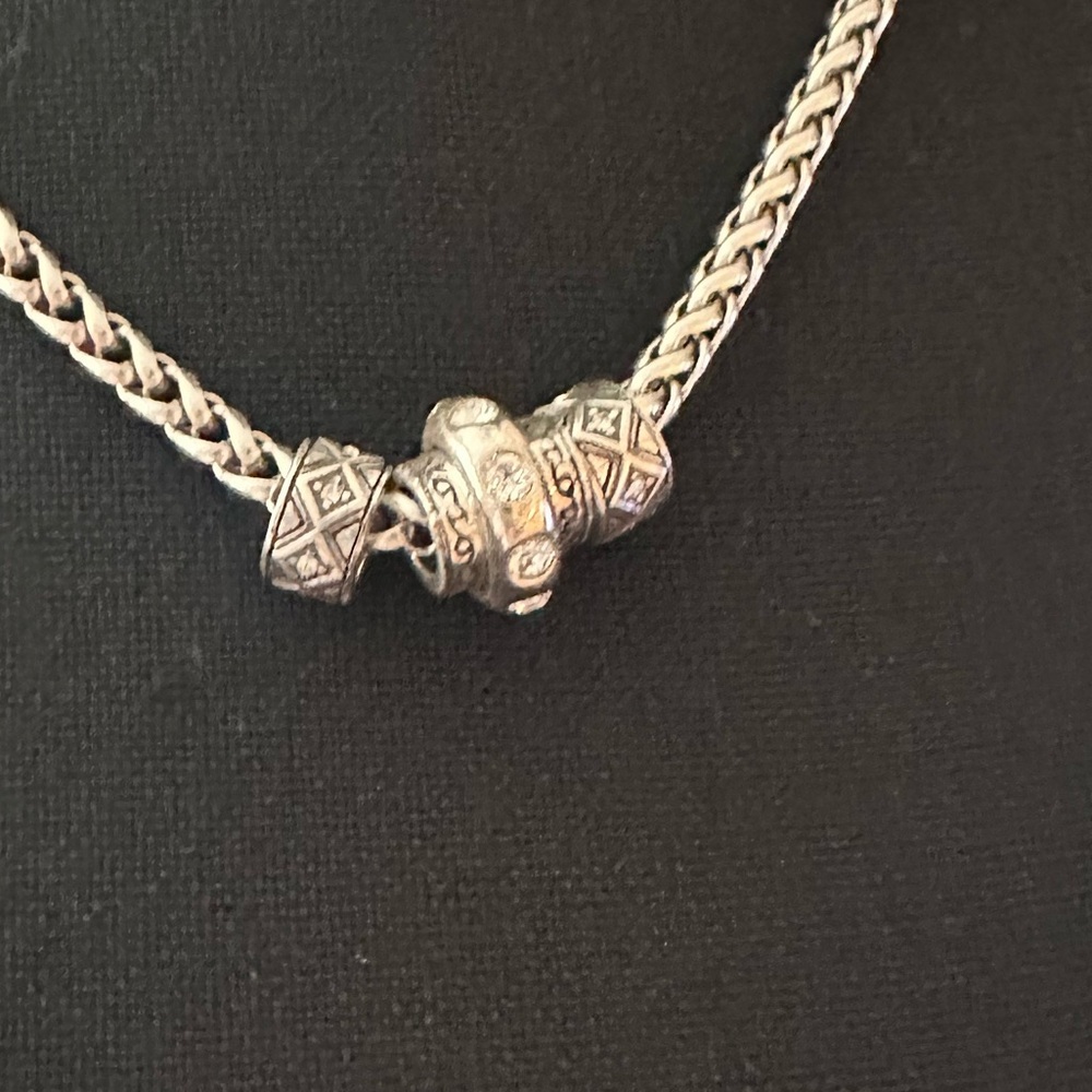 Brighton 🖤 Vintage 3 Slider Charm Necklace - Retired with original tag